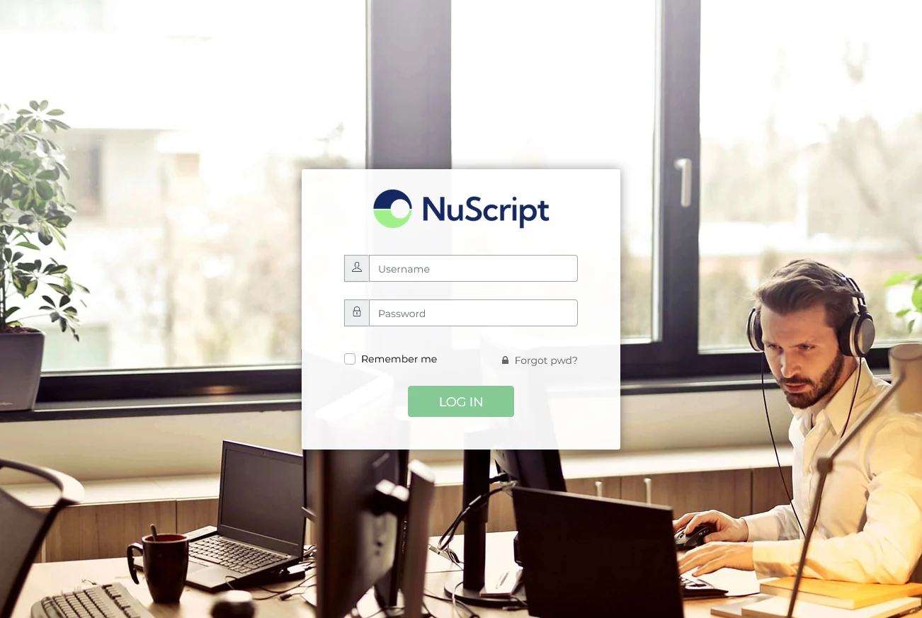 Nuscript ERP custom software web application project